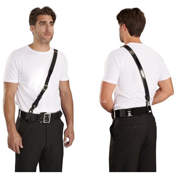 3459 Sam Browne Shoulder Strap 1 1/4 Inch Leather Cross Includes 2 main image 9
